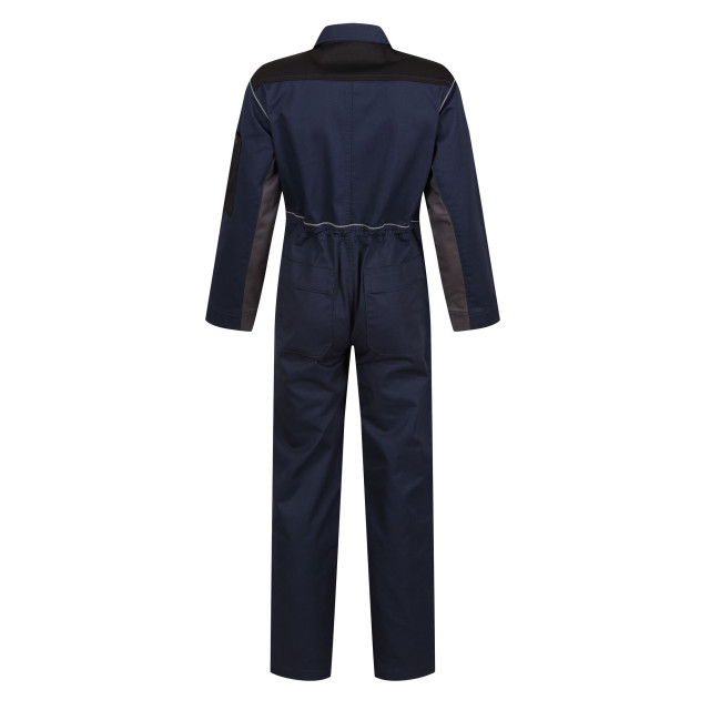 Regatta Kinder/kinder jumpsuit met contrasterende bandplooi UTRG9558_navyblack large