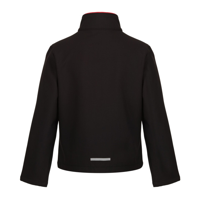 Regatta Kinder/kids ablaze 2 layer soft shell jas UTRG9534_blackclassicred large