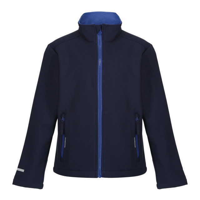 Regatta Kinder/kids a 2 layer soft shell jas UTRG9534_navynewroyal large
