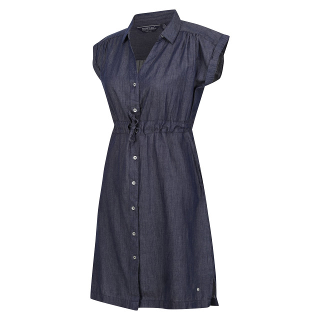 Regatta Dames rura lichtgewicht overhemd met knopdetail UTRG9437_chambray large