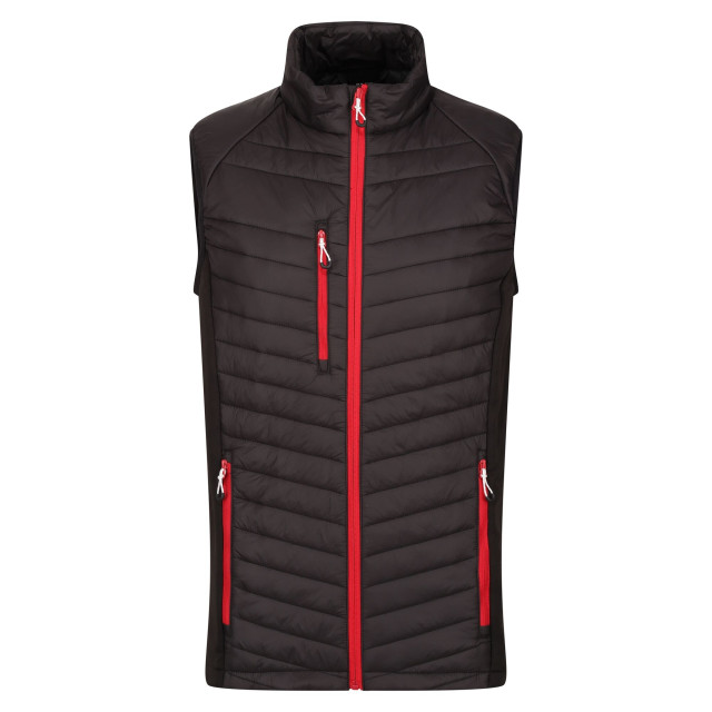 Regatta Heren navigate gewatteerd hybride gilet UTRG9422_blackclassicred large