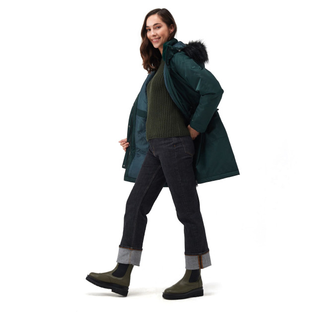 Regatta Dames giovanna fletcher collectie lellani waterdichte jas UTRG9382_darkestspruce large