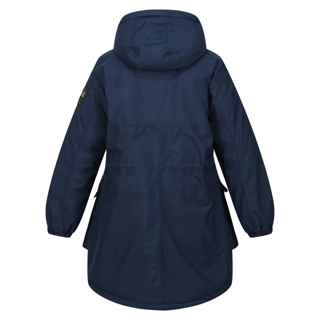 Regatta Dames christian lacroix cailar logo longline waterdichte jas UTRG9387_navymarl large Regatta Dames christian lacroix cailar logo longline waterdichte jas UTRG9387_navymarl large