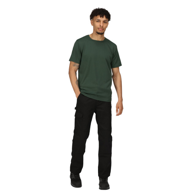 Regatta Heren pro reflecterend vochtafvoerend t-shirt UTRG9348_darkgreen large
