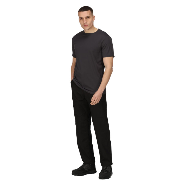 Regatta Heren pro reflecterend vochtafvoerend t-shirt UTRG9348_sealgrey large
