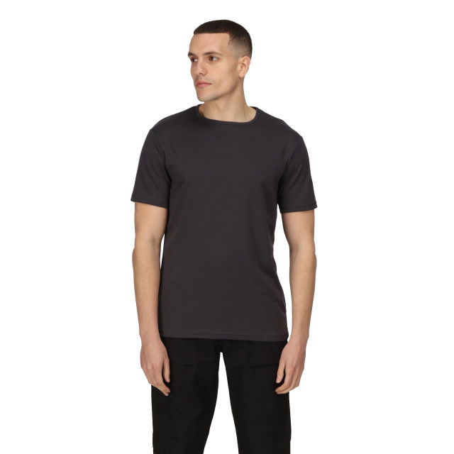 Regatta Heren pro reflecterend vochtafvoerend t-shirt UTRG9348_sealgrey large