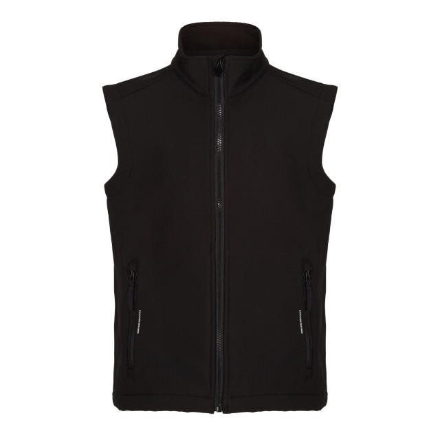 Regatta Kinder/kids ablaze softshell reflecterend gilet UTRG9343_black large