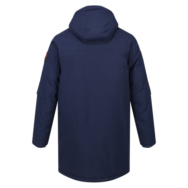 Regatta Christian lacroix gewatteerde lange waterdichte jas heren UTRG9293_navy large Regatta Christian lacroix gewatteerde lange waterdichte jas heren UTRG9293_navy large