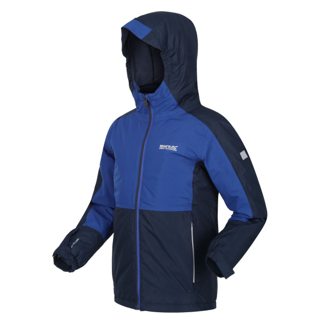 Regatta Kinderen/kinderen beamz iii waterdichte jas UTRG9185_navynewroyal large Regatta Kinderen/kinderen beamz iii waterdichte jas UTRG9185_navynewroyal large