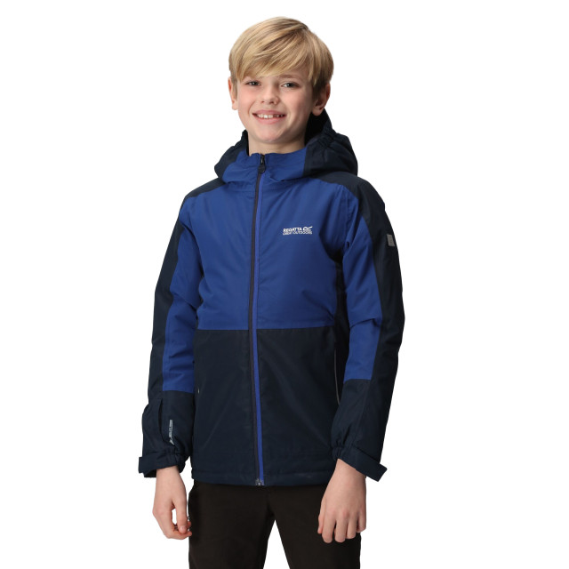 Regatta Kinderen/kinderen beamz iii waterdichte jas UTRG9185_navynewroyal large Regatta Kinderen/kinderen beamz iii waterdichte jas UTRG9185_navynewroyal large