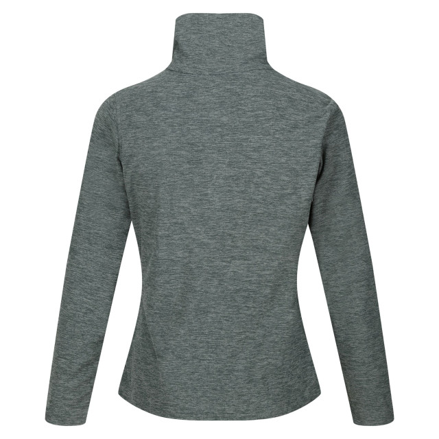 Regatta Dames kizmit marl half zip fleece top UTRG9189_darkforestgreenmarl large