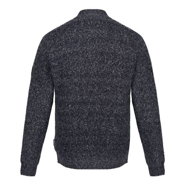Regatta Heren solomon marl gebreid sweatshirt met ritssluiting UTRG9181_navy large