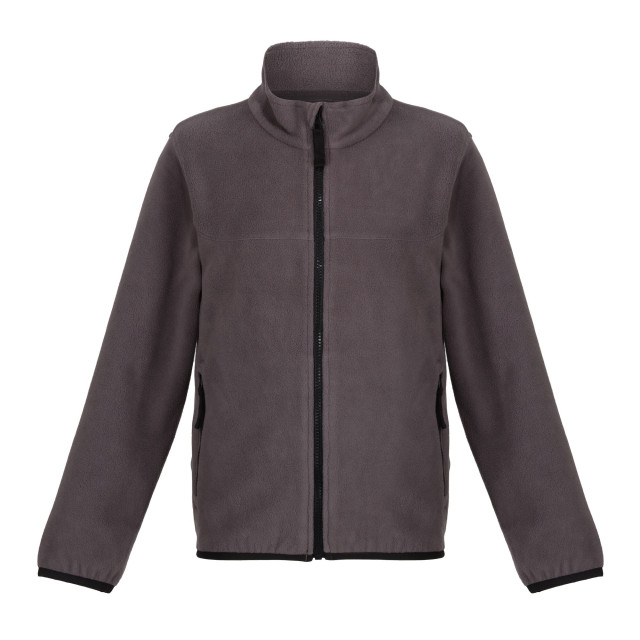 Regatta Kinder/kids microfleece full zip fleecejack UTRG9147_sealgrey large