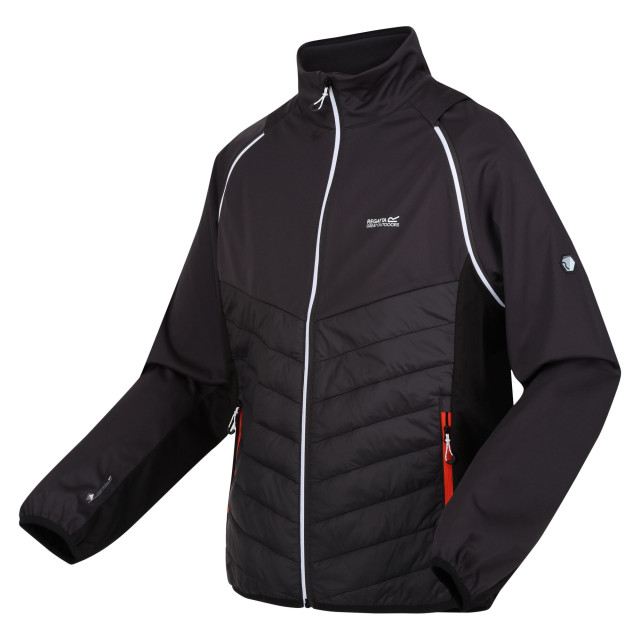 Regatta Heren steren hybride zachte shell jas UTRG9163_ashblack large Regatta Heren steren hybride zachte shell jas UTRG9163_ashblack large