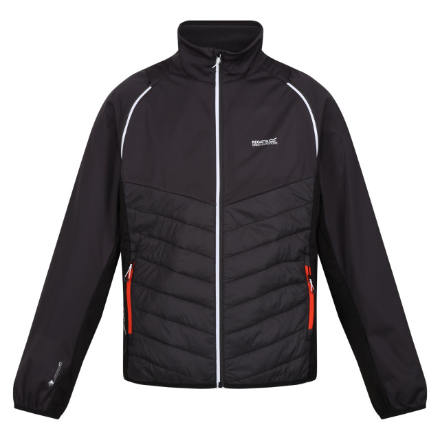 Regatta Heren steren hybride zachte shell jas UTRG9163_ashblack large Regatta Heren steren hybride zachte shell jas UTRG9163_ashblack large