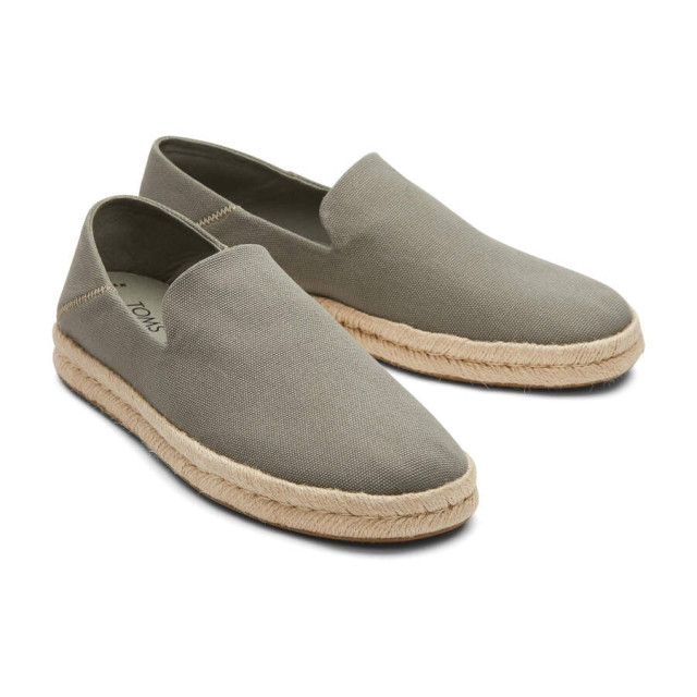 Toms Santiago 10020071 vetiver green canvas 3129 10020071 large
