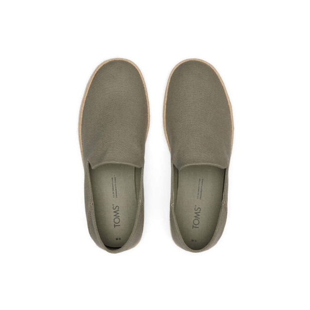 Toms Santiago 10020071 vetiver green canvas 3129 10020071 large