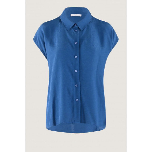 By-Bar Amsterdam Blouse mouwloos blauw large
