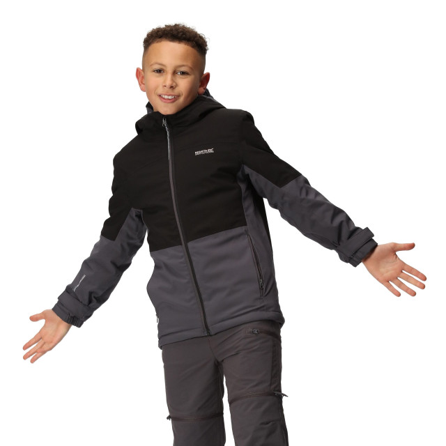 Regatta Kinder/kinder highton iv gewatteerde waterdichte jas UTRG9601_blacksealgrey large Regatta Kinder/kinder highton iv gewatteerde waterdichte jas UTRG9601_blacksealgrey large