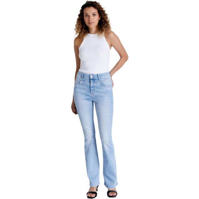 Cup of Joe Ultra high waist flare light blue Matilda-102 large