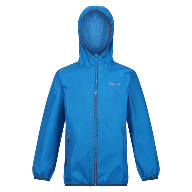 Regatta Groot buitenshuis kinderen/kinderen lever ii packaway rain jacket UTRG1885_indigoblue large Regatta Groot buitenshuis kinderen/kinderen lever ii packaway rain jacket UTRG1885_indigoblue large