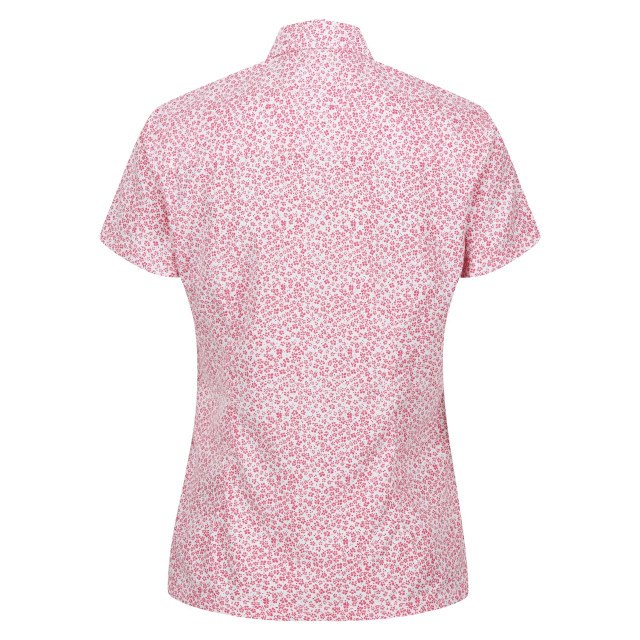 Regatta Dames mindano vii ditsy print blouse met korte mouwen UTRG8779_fruitdove large