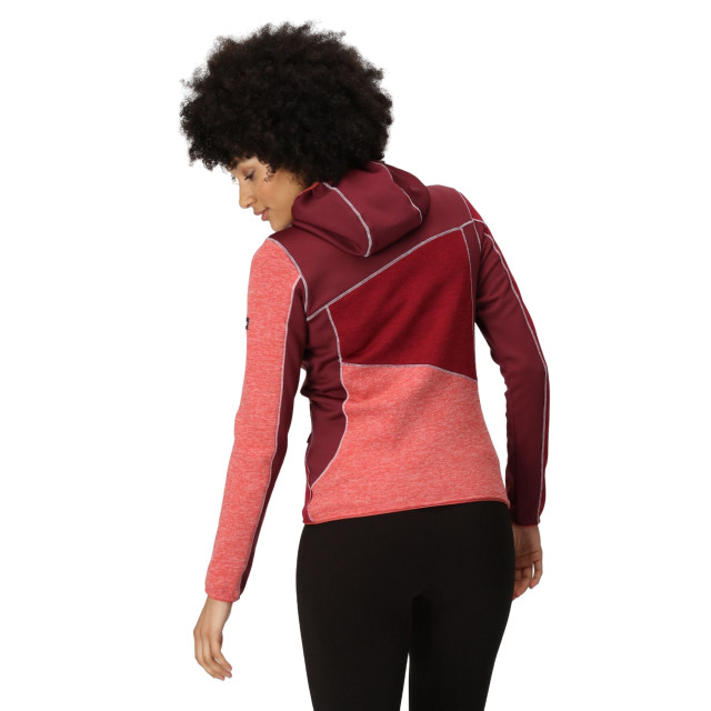 Regatta Dames walbury vi marl full zip fleecejack UTRG8786_mineralredrumbared large