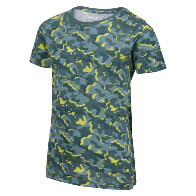 Regatta Kinderen/kinderen bosley vi camouflage t-shirt UTRG8792_seapine large