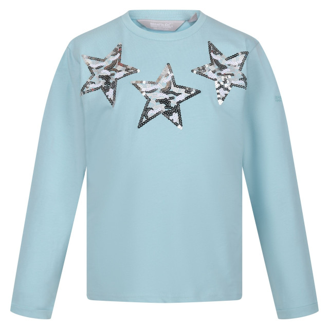 Regatta Kinderen/kinderen wenbie iii sterren t-shirt UTRG8739_seahaze large