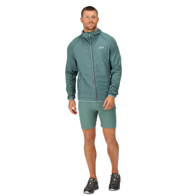 Regatta Heren highton lite hybride soft shell jas met capuchon UTRG9566_ivymossseapine large Regatta Heren highton lite hybride soft shell jas met capuchon UTRG9566_ivymossseapine large