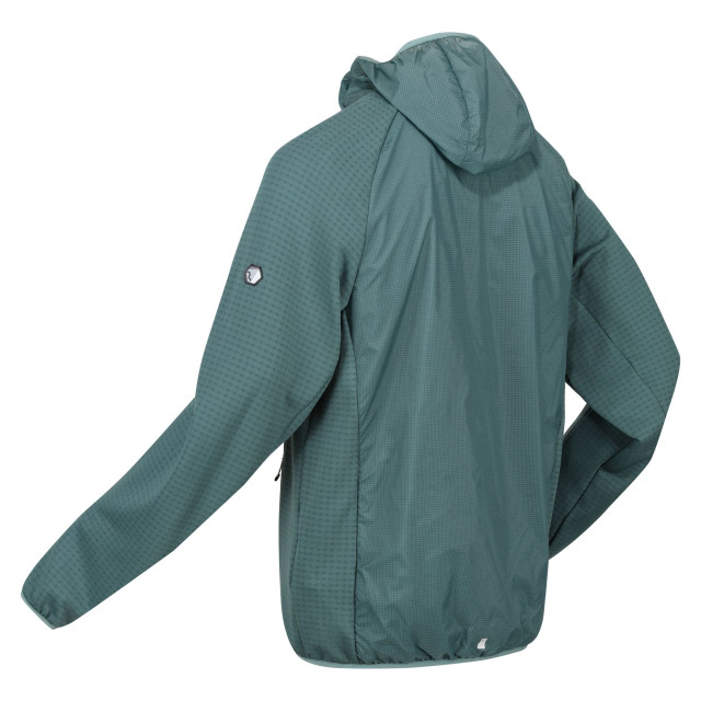 Regatta Heren highton lite hybride soft shell jas met capuchon UTRG9566_ivymossseapine large Regatta Heren highton lite hybride soft shell jas met capuchon UTRG9566_ivymossseapine large