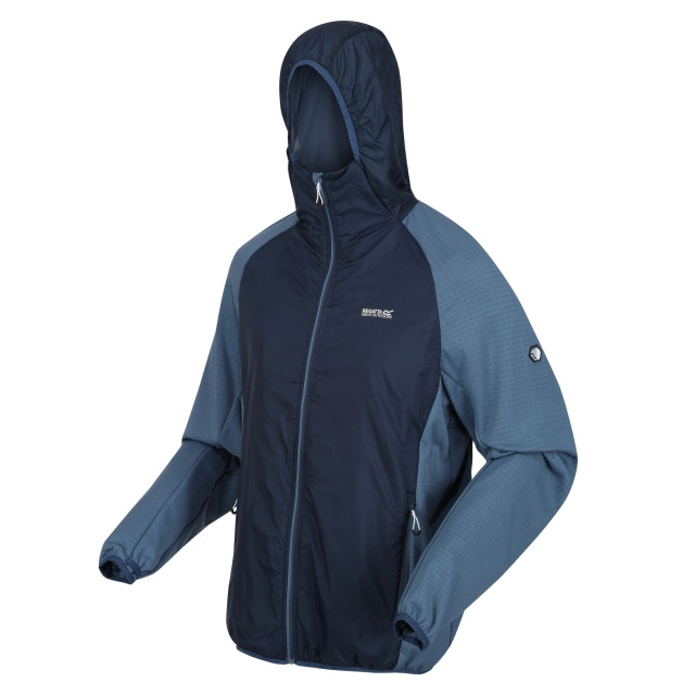 Regatta Heren highton lite hybride soft shell jas met capuchon UTRG9566_bluewingstellar large Regatta Heren highton lite hybride soft shell jas met capuchon UTRG9566_bluewingstellar large
