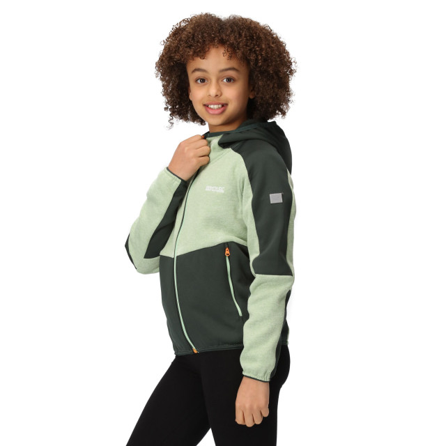 Regatta Kinder/kinder dissolver vii full zip fleecejack UTRG9492_darkestsprucequietblue large