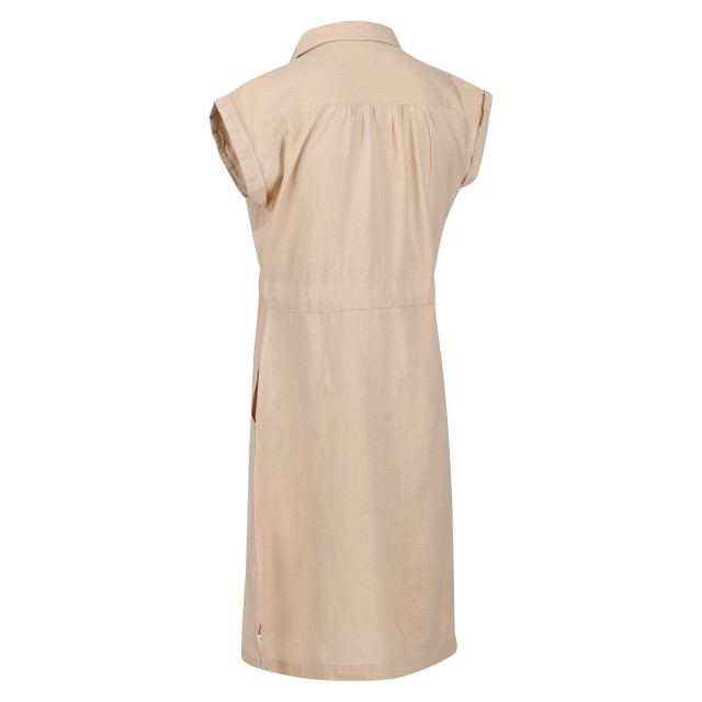 Regatta Dames rura lichtgewicht overhemd met knopdetail UTRG9437_sesamelinen large