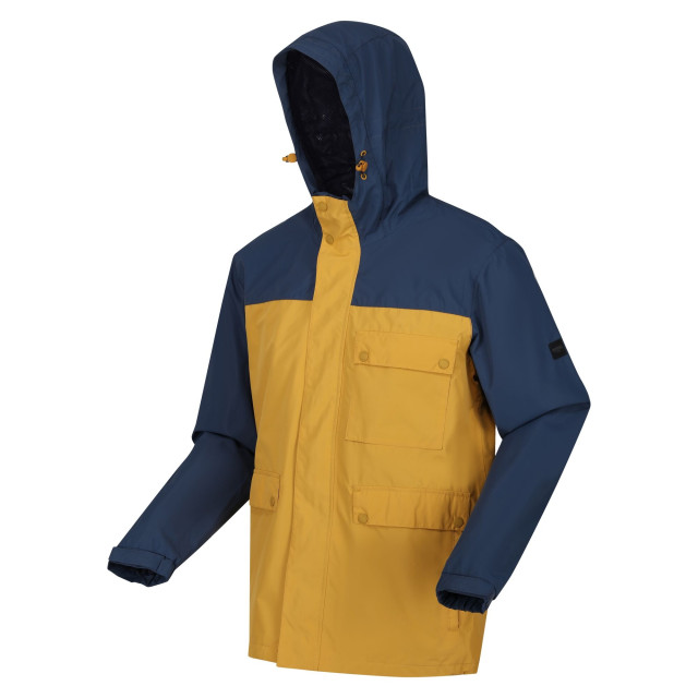 Regatta Waterdichte jas baymoor heren UTRG9414_darkdenimgoldstraw large Regatta Waterdichte jas baymoor heren UTRG9414_darkdenimgoldstraw large