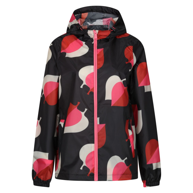 Regatta Dames orla kiely pack-it leaves waterdichte jas UTRG9397_shadowelmpink large