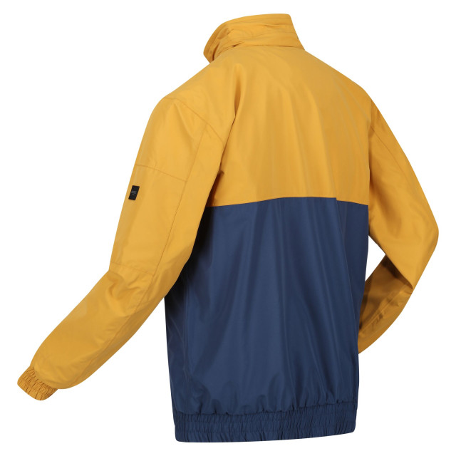 Regatta Heren shorebay colour block waterdichte jas UTRG9404_goldstrawdarkdenim large Regatta Heren shorebay colour block waterdichte jas UTRG9404_goldstrawdarkdenim large