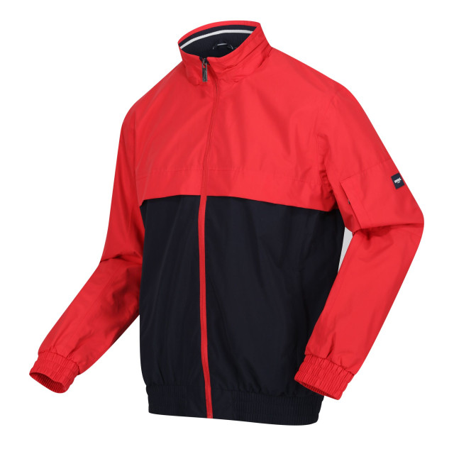 Regatta Heren shorebay colour block waterdichte jas UTRG9404_roccocorednavy large Regatta Heren shorebay colour block waterdichte jas UTRG9404_roccocorednavy large