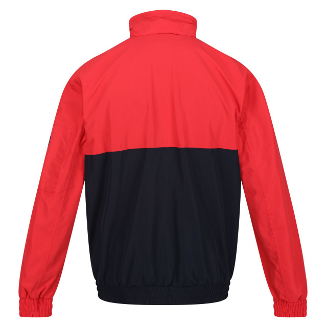 Regatta Heren shorebay colour block waterdichte jas UTRG9404_roccocorednavy large Regatta Heren shorebay colour block waterdichte jas UTRG9404_roccocorednavy large