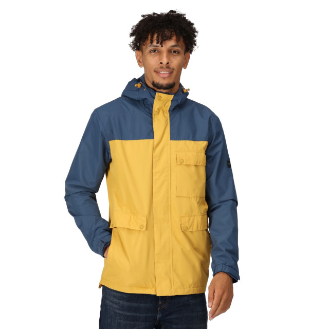 Regatta Waterdichte jas baymoor heren UTRG9414_darkdenimgoldstraw large Regatta Waterdichte jas baymoor heren UTRG9414_darkdenimgoldstraw large