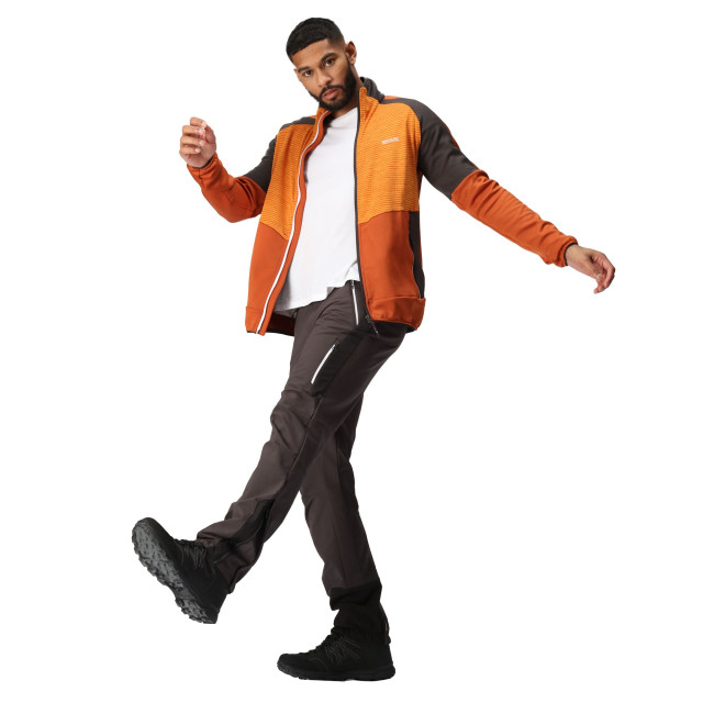 Regatta Heren yare vii full zip soft shell jas UTRG9344_burntcopperorangepepper large Regatta Heren yare vii full zip soft shell jas UTRG9344_burntcopperorangepepper large