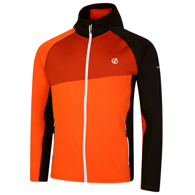 Dare2b Heren touring hooded stretch full zip jacket UTRG9334_puffinsorangerooibostea large Dare2b Heren touring hooded stretch full zip jacket UTRG9334_puffinsorangerooibostea large