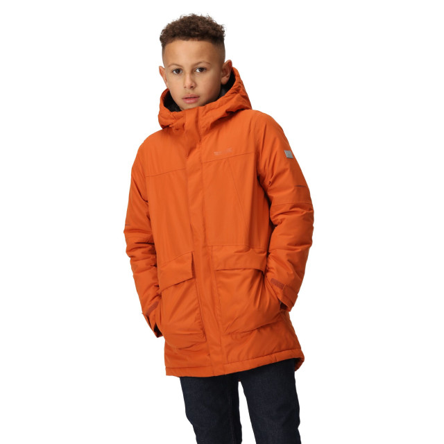 Regatta Farbank ski jas voor kinderen UTRG9317_burntcopperblack large