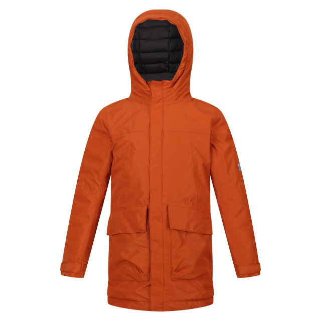 Regatta Farbank ski jas voor kinderen UTRG9317_burntcopperblack large