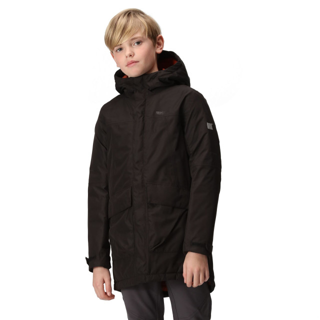 Regatta Farbank ski jas voor kinderen UTRG9317_blackburntcopper large