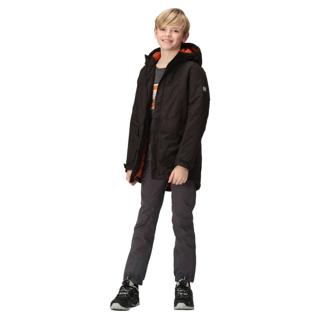 Regatta Farbank ski jas voor kinderen UTRG9317_blackburntcopper large