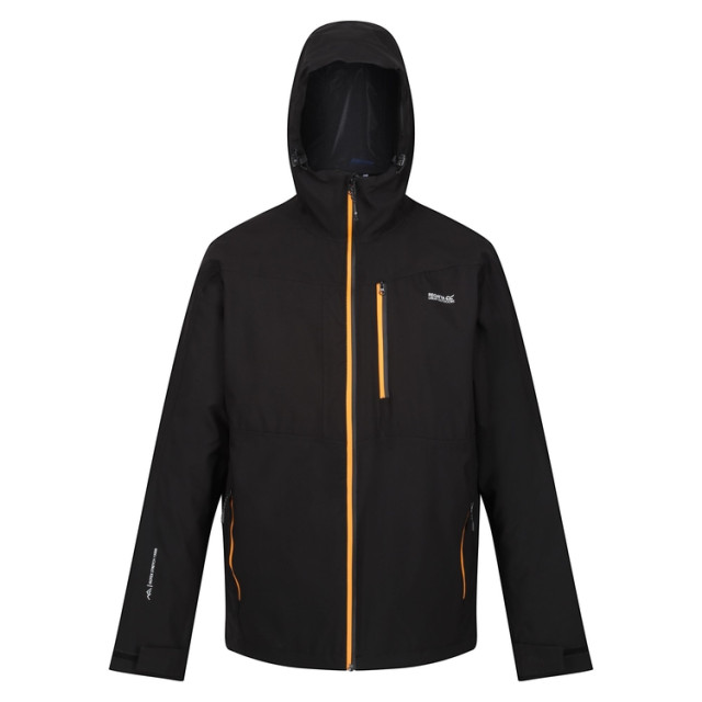 Regatta Heren wentwood viii 3 in 1 waterdichte jas UTRG9291_blackorangepepper large Regatta Heren wentwood viii 3 in 1 waterdichte jas UTRG9291_blackorangepepper large