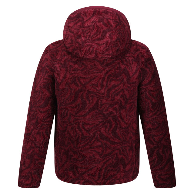 Regatta Kinder/kinder kyrell omkeerbaar jack met zebraprint UTRG9186_mineralredburgundy large