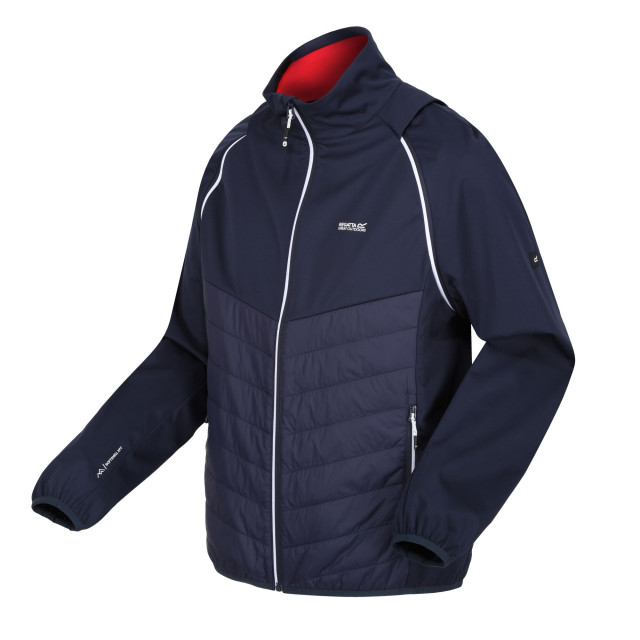 Regatta Heren steren hybride zachte shell jas UTRG9163_navydangerred large Regatta Heren steren hybride zachte shell jas UTRG9163_navydangerred large