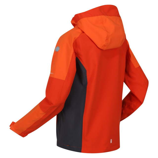 Regatta Kinder/kinder highton iv waterdichte jas UTRG9162_rustyorangeblazeorange large